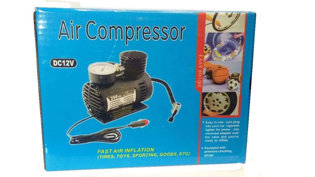 GENERICO Compresor De Aire 250 Psi 12v Inflador De Neumaticos