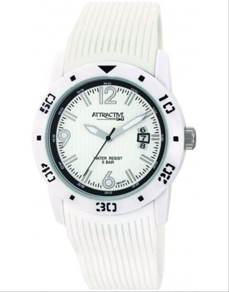 Imagen de RELOJ PULSERA PVC HOMBRE Q&Q DB02j001