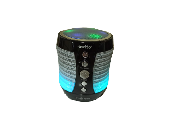 Imagen de REPRODUCTOR USB/SD/FM RECARGABLE EWTTO P1705