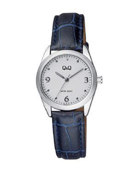 Imagen de RELOJ PULSERA MALLA CUERO  DAMA Q&Q QB43-304