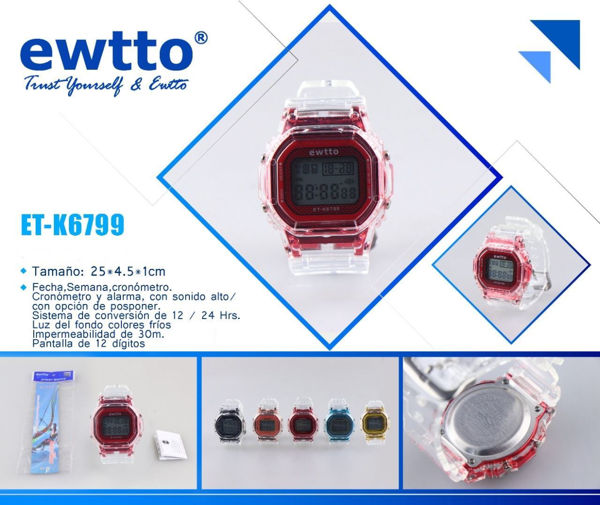 Imagen de RELOJ PULSERA EWTTO K6799
