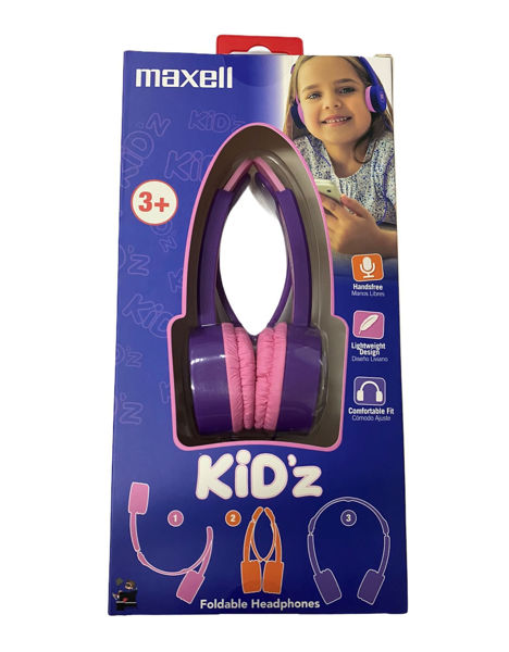 Imagen de AURICULAR VINCHA  KZ-13 MAXELL KIDZ SMALL SIZE PLEGABLE