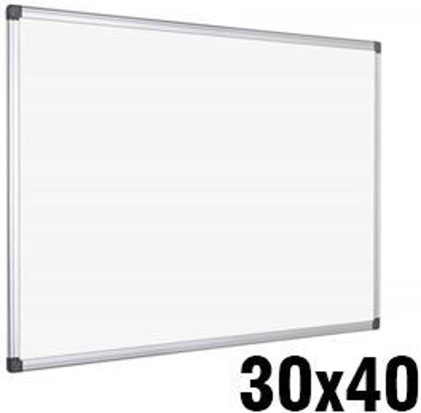 Imagen de PIZARRA BLANCA BORDE ALUMINIO 30X40