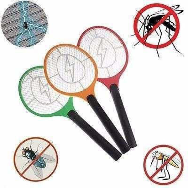 Imagen de RAQUETA RECARGABLE MATA MOSCAS Y MOSQUITOS