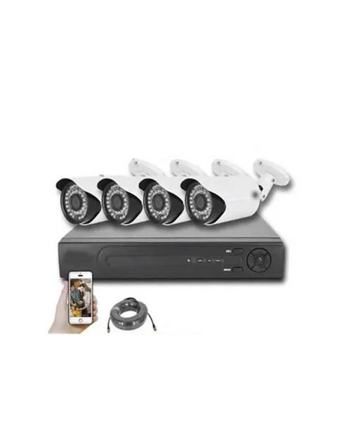 Imagen de KIT DVR C/4 CAMARAS 6145AHD-P4  H264 4 CAMARAS
