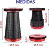 Imagen de BANCO PLEGABLE 46CM DE ALTO 15CM DE DIAMETRO- 15660B