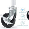 Imagen de CARRITO 3 ESTANTES 29.5X40.5X77CM.-XTC01-RS-0352