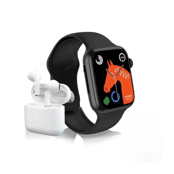 Imagen de RELOJ PULSERA INTELIGENTE SMART KIT CON AURICULAR-T55/-504