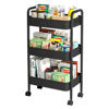 Imagen de CARRITO PLASTICO 3 PISOS 40X29X69CM-4029