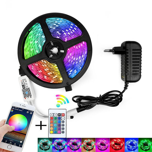 Imagen de CINTA RBG 5 METROS BLUETOOTH TV LIGHT-CTBT-500