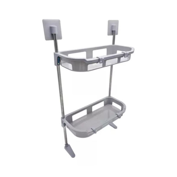 Imagen de ORGANIZADOR BAÑO PLASTICO Y METAL 2 PISOS-8812-2