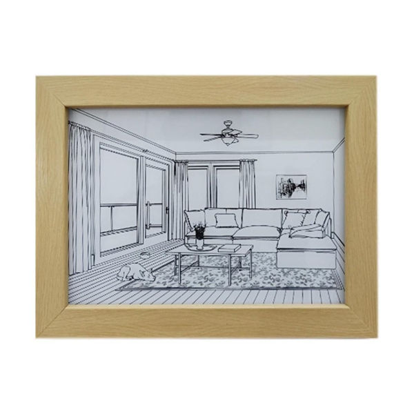Imagen de CUADRO LED LIVING PERRO ROJEM -HBLP