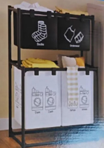 Imagen de CANASTO PLEGABLE PARA ROPA SUCIA-YH6903 57X44X97CM