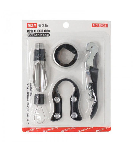 Imagen de KIT SACA CORCHO X 5 PIEZAS -FE028