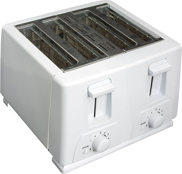 Imagen de TOSTADORA PARA 4 TOSTADAS GW GW-8068 METAL