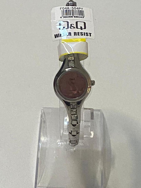 Imagen de RELOJ PULSERA Q&Q  METAL DAMA F04A-504P