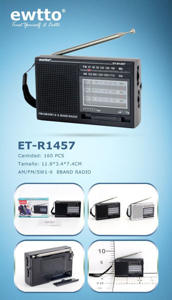 Imagen de RADIO USB RECARGABLE EWTTO -ETR1457