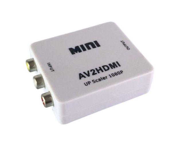 Imagen de CAJA CONVERTIDORA RCA A HDMI AV2HJMI