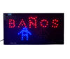 Imagen de CARTEL LED BAÑO DZBN