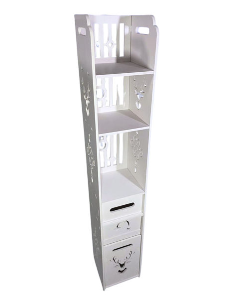 Imagen de ORGANIZADOR DE BAÑO MUEBLE MADERA ZY8059-20
