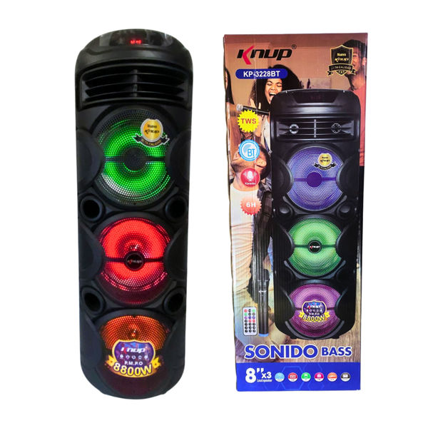 Imagen de CAJA ACÚSTICA  KNUP KP-3228BT USB