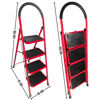 Imagen de ESCALERA 4 PELDAÑOS108-4 ROJA