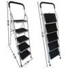 Imagen de ESCALERA HIERRO BLANCO 5 PELDAÑOS 105-5