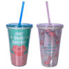 Imagen de VASO PLASTICO CON SORBITO  H51587 NIÑO