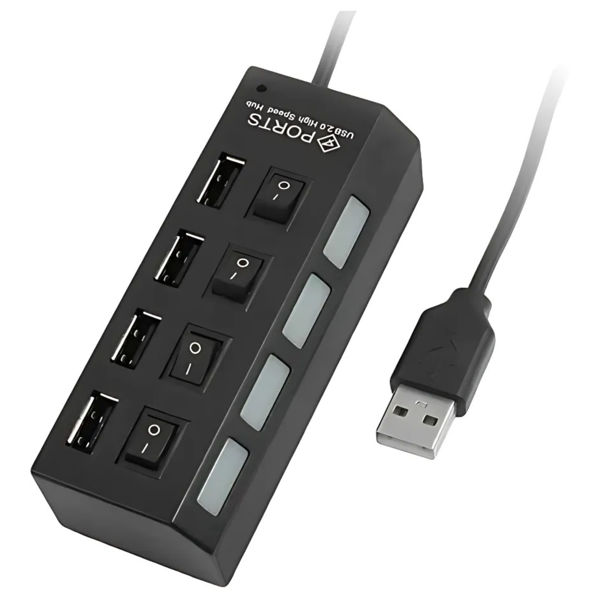 Imagen de HUB MULTIPLICADOR BOCAS P1030 4 BOCAS