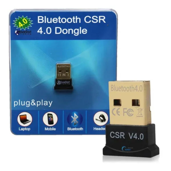 Imagen de ADAPTADOR USB BLUETOOTH DONGLE 4.0 NEW