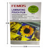 Imagen de LAMINAS X100 PARA PLASTIFICAR 216X303MM  100MIC MARCA FEMOS