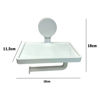 Imagen de PORTA ROLLO BAÑO AUTOADHESIVO H014 18X11.5CM