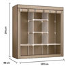 Imagen de CLOSET ROPERO GUARDARROPA 130X45X170-88130