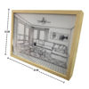 Imagen de CUADRO LED LIVING PERRO ROJEM -HBLP