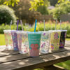 Imagen de VASO PLASTICO CON SORBITO  H51587 NIÑO