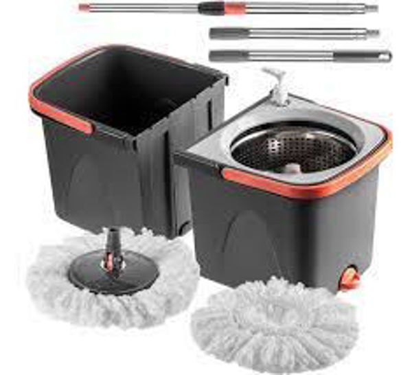 Imagen de MOPA LIMPIEZA SUELO 360 PAÑO MICROFIBRA SL4547 PALO DESMONT