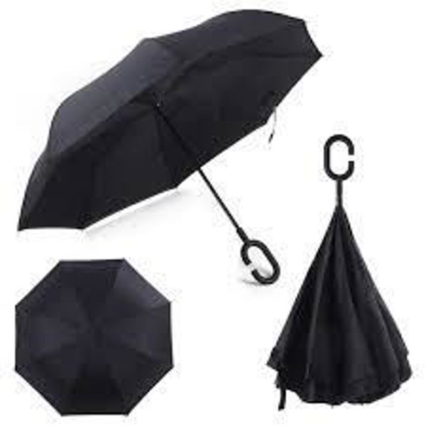 Imagen de PARAGUAS INVERSO 684 RADIO 60CM 4 COLORES-684