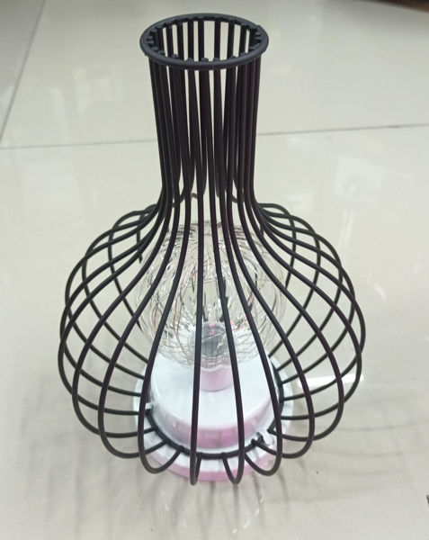 Imagen de LAMPARA DECORATIVA 19X14 CM METAL LED PILAS-TY1914
