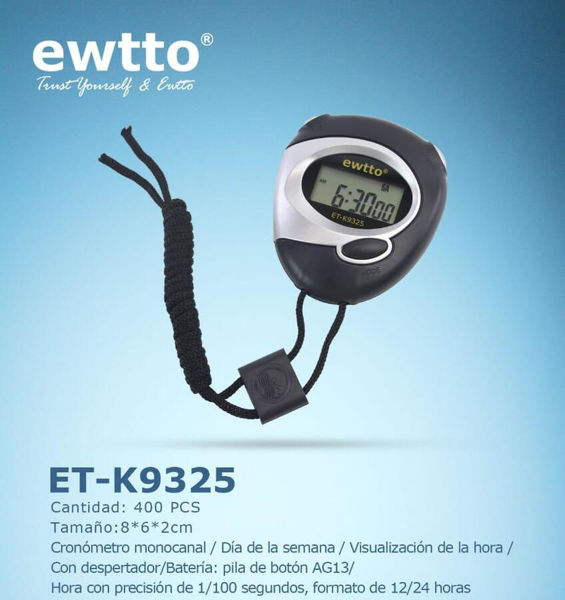 Imagen de CRONÓMETRO DIGITAL EWTTO ETK9325
