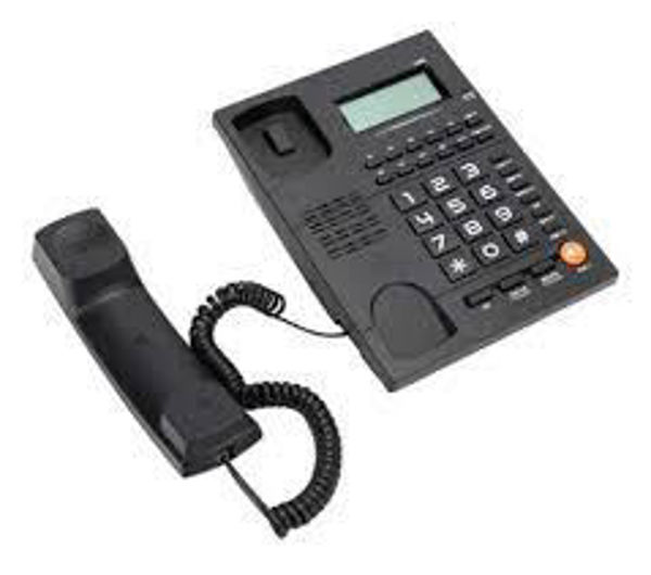 Imagen de TELEFONO  DE MESA CON CAPTOR Y MANOS LIBRES-KKT2007CID
